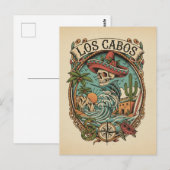 Cabo San Lucas Mexico Travel Briefkaart (Voorkant / Achterkant)