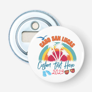 Cabo San Lucas Mexico Vakantie Personalisatie Button Flesopener
