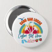 Cabo San Lucas Mexico Vakantie Personalisatie Ronde Button 4,0 Cm (Voorkant /achterkant)