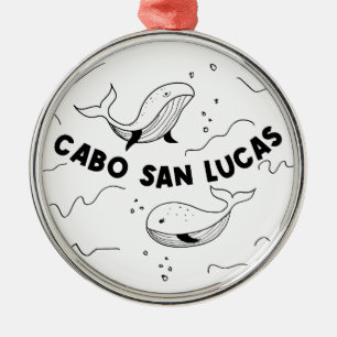 Cabo San Lucas Mexico Walvissen Metalen Ornament