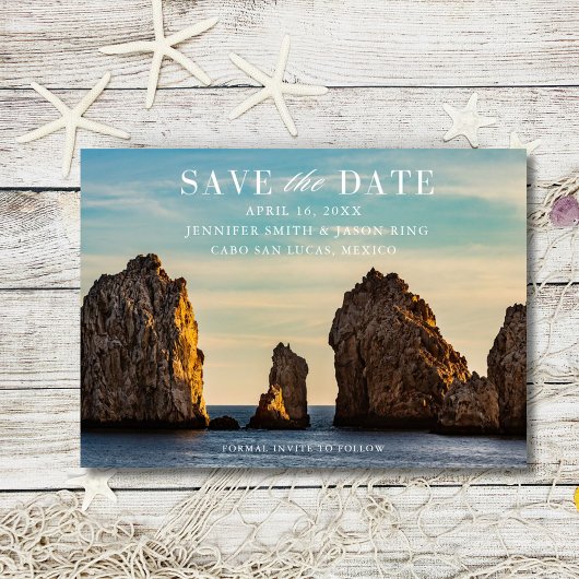 Cabo San Lucas Mexico Wedding Save the Date
