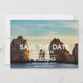 Cabo San Lucas Mexico Wedding Save the Date (Voorkant)