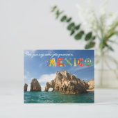 Cabo San Lucas Mexico Wedding Save the Date Aankondigingskaart (Staand voorkant)