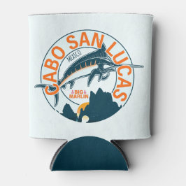 Cabo San Lucas Nautische Gevist Zeilvis Vintage Blikjeskoeler