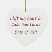 Cabo San Lucas Ornament (Achterkant)