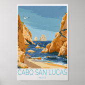 Cabo San Lucas Poster, Mexico Travel Wall Art Poster (Voorkant)