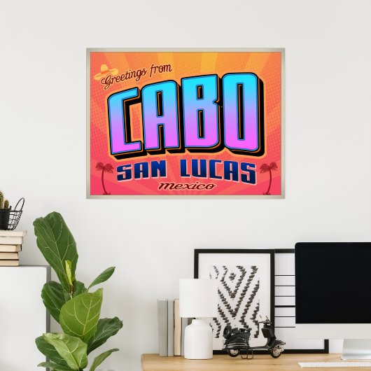 CABO SAN LUCAS-poster Poster (Thuiskantoor)
