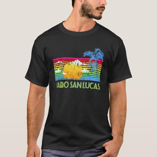 Cabo San Lucas Retro T-shirt (Voorkant)
