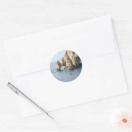 Cabo San Lucas Ronde Sticker (Envelop)