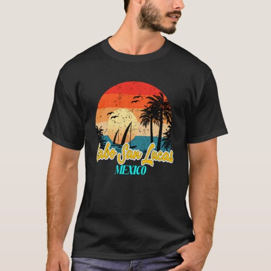 Cabo San Lucas Souvenirs Mexico Vakantie Mod T-shirt (Voorkant)