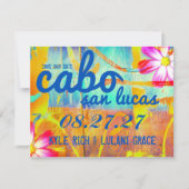 CABO SAN LUCAS Sparen de Bestemming van de Datum Save The Date (Voorkant)