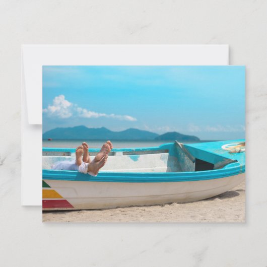 CABO SAN LUCAS Sparen de Bestemming van de Datum Save The Date (Achterkant)