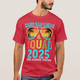 Cabo San Lucas Squad 2025 Vakantie Vrienden Famili T-shirt