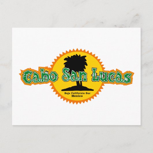 Cabo San Lucas Sun Briefkaart (Voorkant)