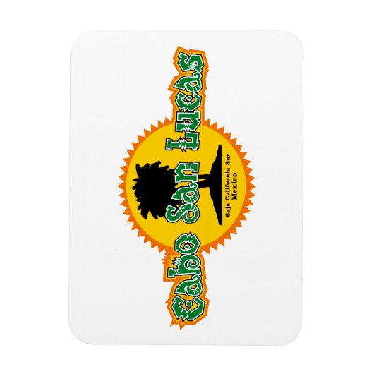 Cabo San Lucas Sun Magneet (Verticaal)