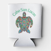 Cabo San Lucas Tribal Turtle Blikjeskoeler (Voorkant)