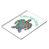 Cabo San Lucas Tribal Turtle Notitieboek (Linkerzijde)