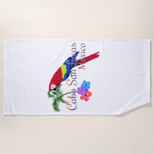 Cabo San Lucas tropisch strand Strandlaken (Voorkant)