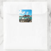 Cabo San Lucas Vierkante Sticker (Tas)