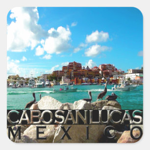 Cabo San Lucas Vierkante Sticker
