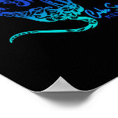 Cabo San Lucas Zee Stingray Mexico Matching Family Poster (Hoek)