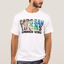 Cabo San Lucas Zonneschijn en Golven Vakantie T-shirt
