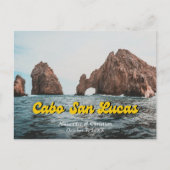 Cabo Save the Date Postcard Mexico Wedding Briefkaart (Voorkant)