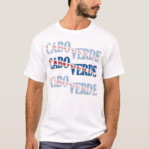 Cabo Verde 3D Flare Flag T-shirt