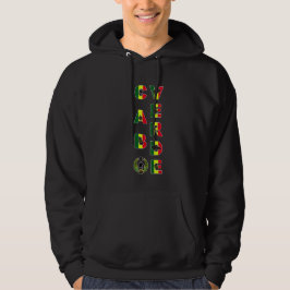 Cabo Verde embleem kleuren Hoodie