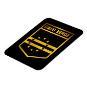 Cabo Verde Emblem Magneet (Linkerzijde)