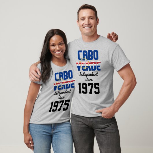 Cabo Verde Flag Independence Celebration T-shirt (Unisex)