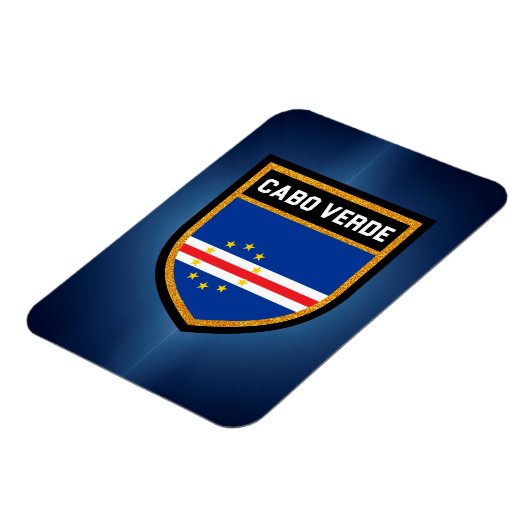 Cabo Verde Flag Magneet (Linkerzijde)