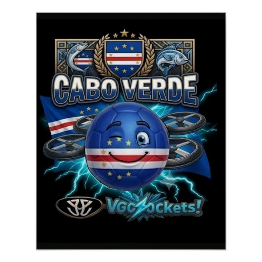 Cabo Verde-GBall01 Perfect Poster (Voorkant)