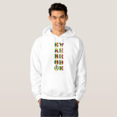 Cabo Verde Kleuren Hoodie (Voorkant volledig)