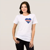 Cabo Verde Love Heart Flag Tri-Blend Shirt (Voorkant volledig)