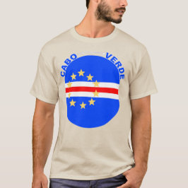 Cabo Verde Ova Flag T-shirt