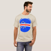 Cabo Verde Ova Flag T-shirt (Voorkant volledig)