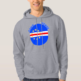 Cabo Verde Oval Flag Hoodie
