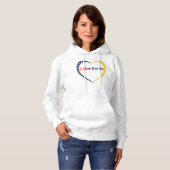 Cabo Verde Sterren Hart Hoodie (Voorkant volledig)