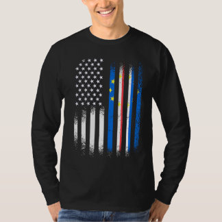 Cabo Verdean American Patriot Groot Land USA T-shirt
