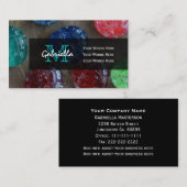 Cabochon Visitekaartjes met gereconstrueerde biere (Voorkant / Achterkant)