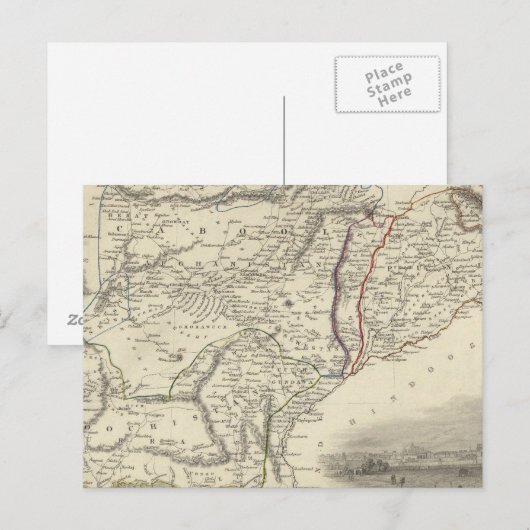 Cabool, Punjab en Beloetsjistan Briefkaart (Voorkant / Achterkant)