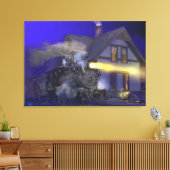 Caboose Hop bij Dolores, CO Canvas Afdruk (Insitu (Woonkamer))