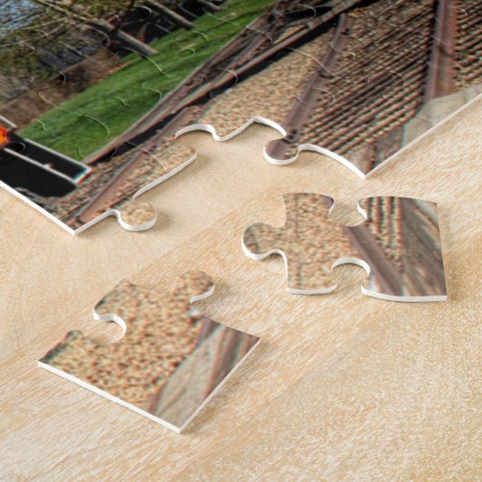 Caboose Railcar Edmonton Canada. Legpuzzel (Zijkant)