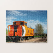 Caboose Railcar Edmonton Canada. Legpuzzel (Horizontaal)