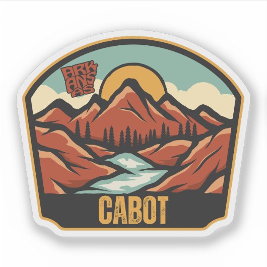 Cabot, Arkansas  Sticker (Voorkant)