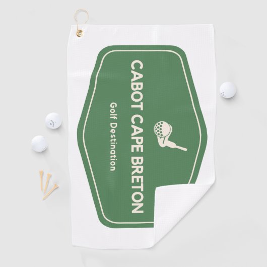 Cabot Cape Breton Canada Golfbestemming Golfhanddoek (Insitu)