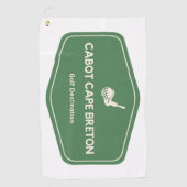 Cabot Cape Breton Canada Golfbestemming Golfhanddoek (Voorkant)