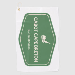 Cabot Cape Breton Canada Golfbestemming Golfhanddoek