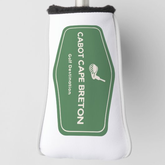 Cabot Cape Breton Canada Golfbestemming Golfheadcover (Draai 90)